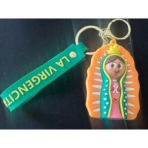 Matryoshka Virgin Mary Keychain Key Accessory Good Tone